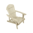 Saint Birch Transitional Solid Wood Adirondack Chair in Beige