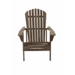 Saint Birch Transitional Solid Wood Adirondack Chair in Brown