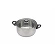 Saint Birch 9-Piece Modern Stainless Steel Cookware Set in Metallic Silver