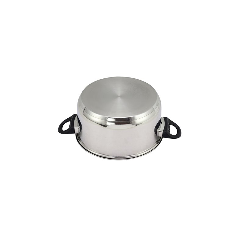 Saint Birch 9-Piece Modern Stainless Steel Cookware Set in Metallic Silver