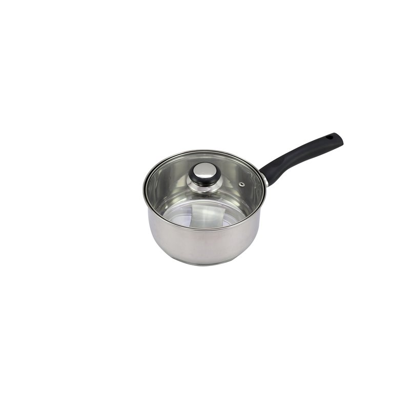 Saint Birch 9-Piece Modern Stainless Steel Cookware Set in Metallic Silver