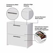 Saint Birch Miami 2-Drawer Modern Wood Lateral File Cabinet in White