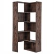 Saint Birch Bombay 5-Shelf Modern Wood Expandable Bookcase in Walnut