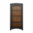 Saint Birch Hawksbury 4-Shelf Traditional Wood Bookcase in Espresso