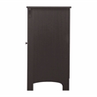 Saint Birch Hawksbury 2-Door Farmhouse Wood Storage Cabinet in Espresso
