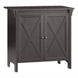 Saint Birch Hawksbury 2-Door Farmhouse Wood Storage Cabinet in Espresso