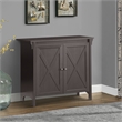 Saint Birch Hawksbury 2-Door Farmhouse Wood Storage Cabinet in Espresso