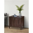 Saint Birch Logan 2-Door Transitional Wood Storage Cabinet in Walnut
