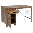 Saint Birch Oxford 1-Drawer Modern Wood Writing Desk in Rustic Oak