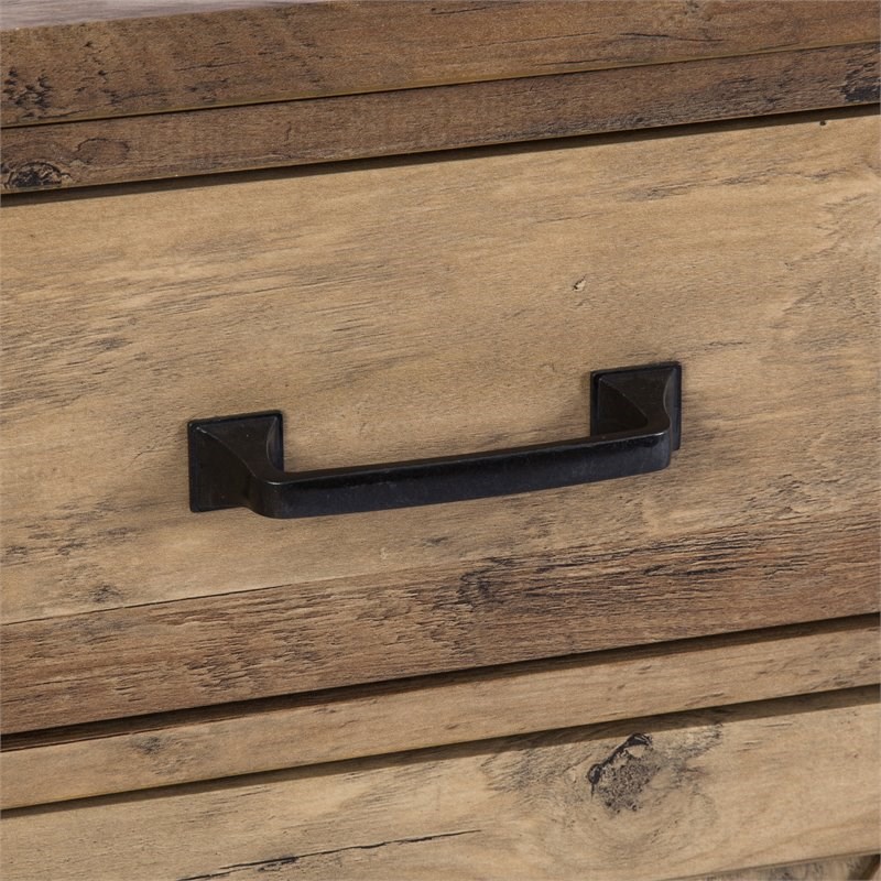 Saint Birch Oxford 1-Drawer Modern Wood Writing Desk in Rustic Oak