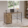 Saint Birch Oxford 1-Drawer Modern Wood Writing Desk in Rustic Oak