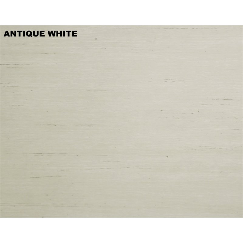 Saint Birch Hanzila L-Shaped Transitional Wood Executive Desk in Antique White