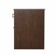 Saint Birch Kenneth 2-Drawer Modern Wood File Cabinet in Cherry/Gray