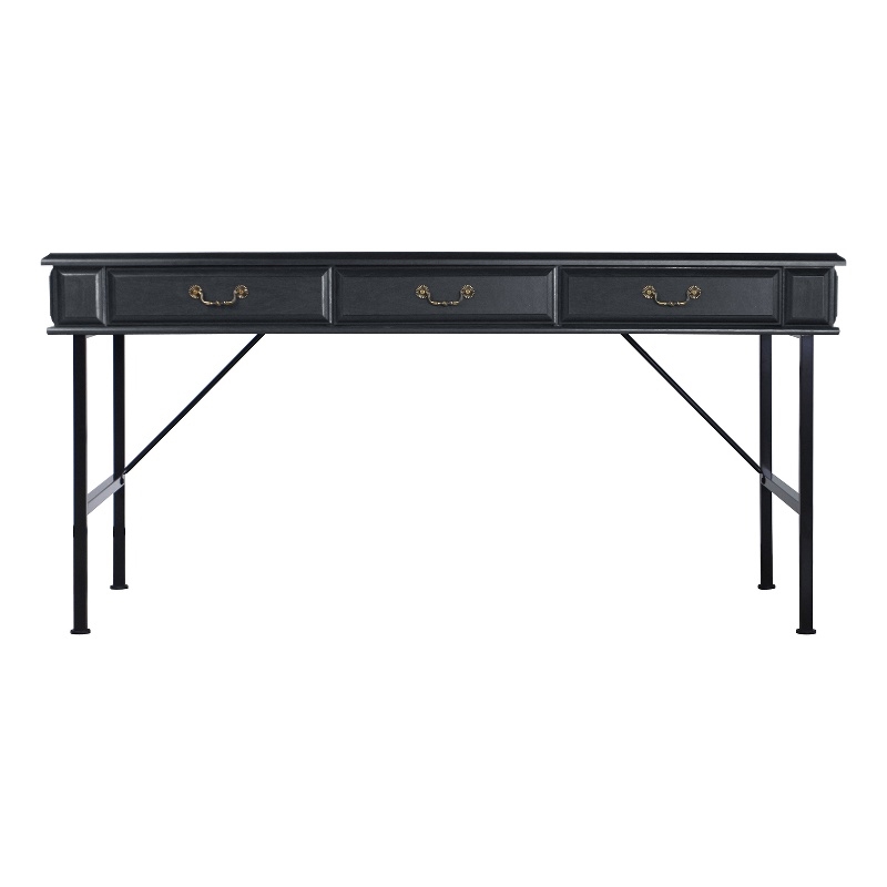 Saint Birch Contemporary Wood Writing Desk in Brown