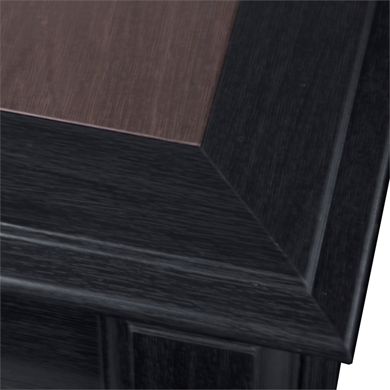 Saint Birch Contemporary Wood Writing Desk in Brown