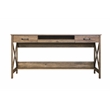 Saint Birch Alaska Wood 59.5 inches Writing Desk in Rustic Oak