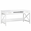 Saint Birch Alaska Wood 59.5 Inches Writing Desk in White