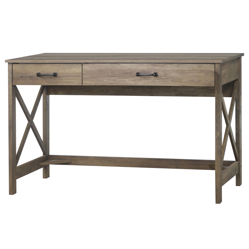 Saint Birch Alaska 47 inches Wood Wrinting Desk in Rustic Oak
