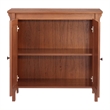 Saint Birch Hawksbury Wood 2 Door Storage Cabinet in Cherry