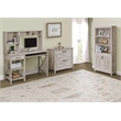 Saint Birch Megan Wood 2 Door Bookcase Washed Gray