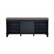 Saint Birch Austin Farmhouse Black TV Stand