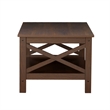 Saint Birch Lambert Modern Farmhouse Rosewood Grain Coffee Table