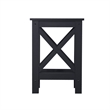 Saint Birch Lambert Modern Farmhouse Black Oak End Table