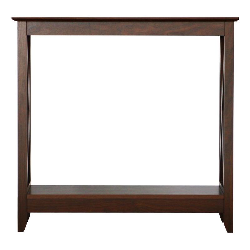 Saint Birch Lambert Modern Farmhouse Rosewood Grain Console Table