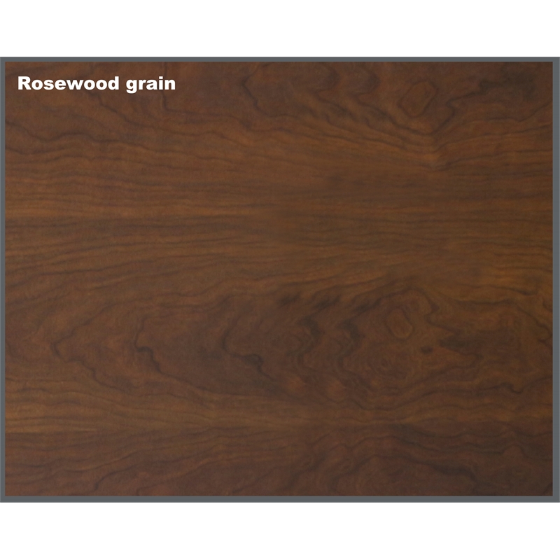 Saint Birch Lambert Casual Contemporary Rosewood Grain Hall Tree and Shoe Bench