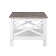 Saint Birch Lambert Modern Farmhouse 3-Piece White Table Set