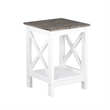 Saint Birch Lambert Modern Farmhouse 3-Piece White Table Set