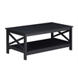 Saint Birch Lambert Modern Farmhouse 3-Piece Black Oak Table Set