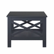 Saint Birch Lambert Modern Farmhouse 3-Piece Black Oak Table Set