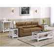 Saint Birch Lambert Modern Farmhouse 4-Piece White Table Set