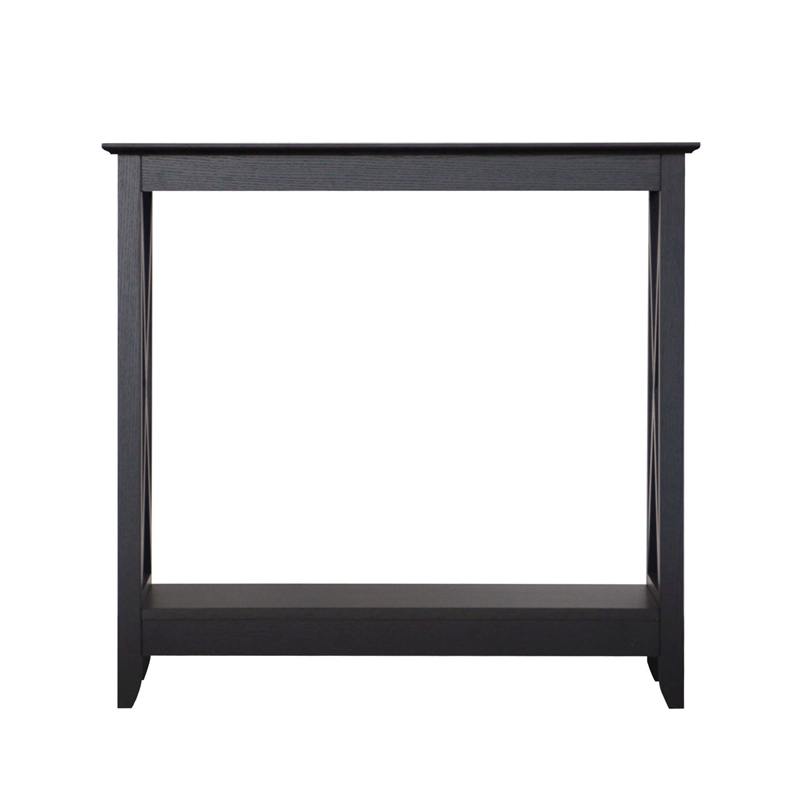 Saint Birch Lambert Modern Farmhouse 4-Piece Black Oak Table Set