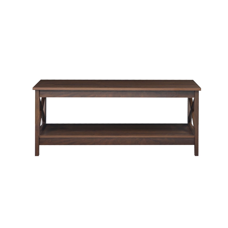 Saint Birch Lambert Modern Farmhouse 4-Piece Rosewood Grain Table Set