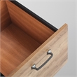 Saint Birch Cambridge Casual Farmhouse Rustic Oak Pedestal Desk