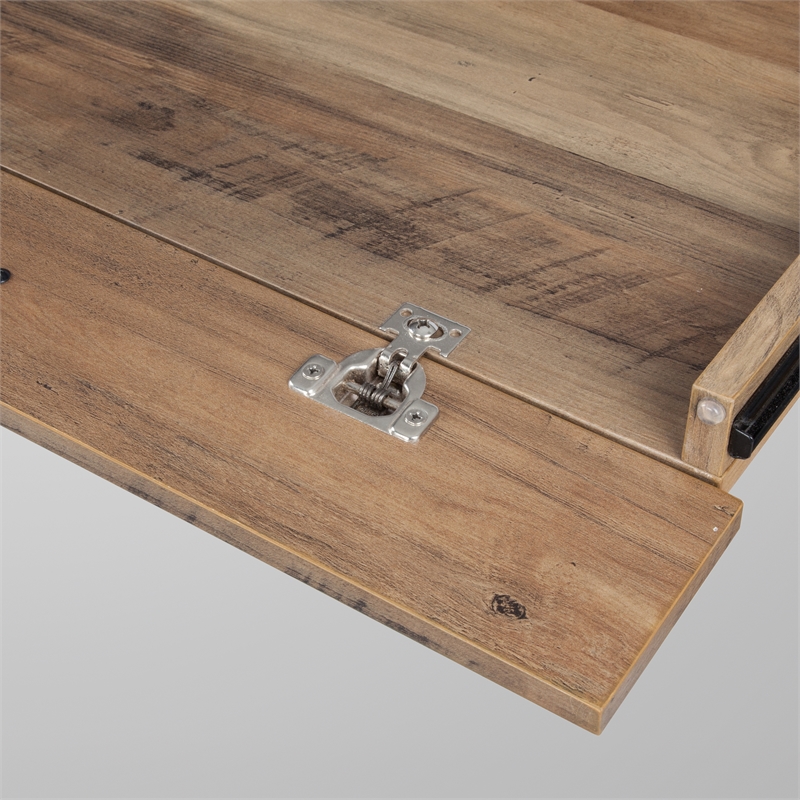 Saint Birch Cambridge Casual Farmhouse Rustic Oak Pedestal Desk