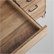 Saint Birch Cambridge Casual Farmhouse Rustic Oak Pedestal Desk