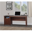 Saint Birch Albaugh Brown 71 Inches Executive Desk