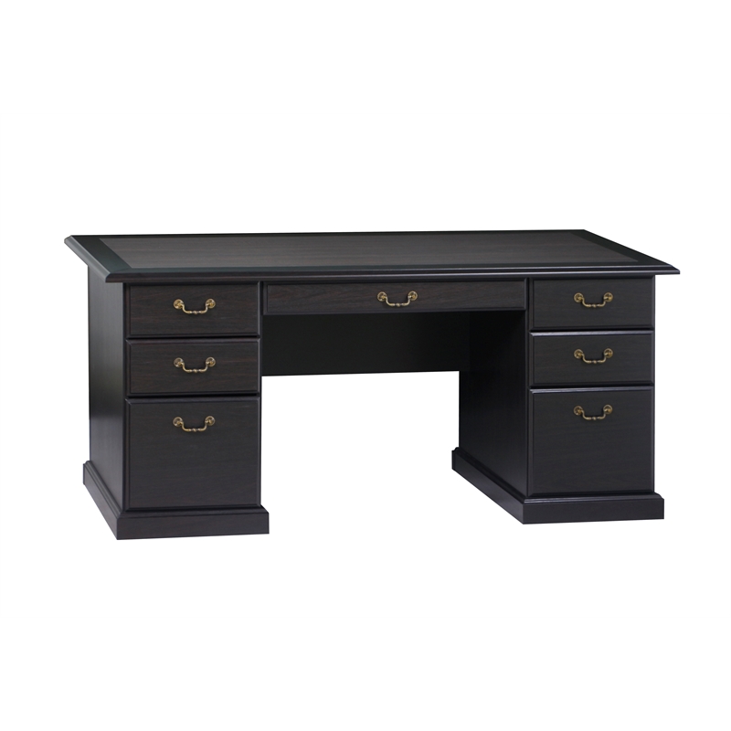 Saint Birch Azuela Espresso 65 Inches Executive Desk