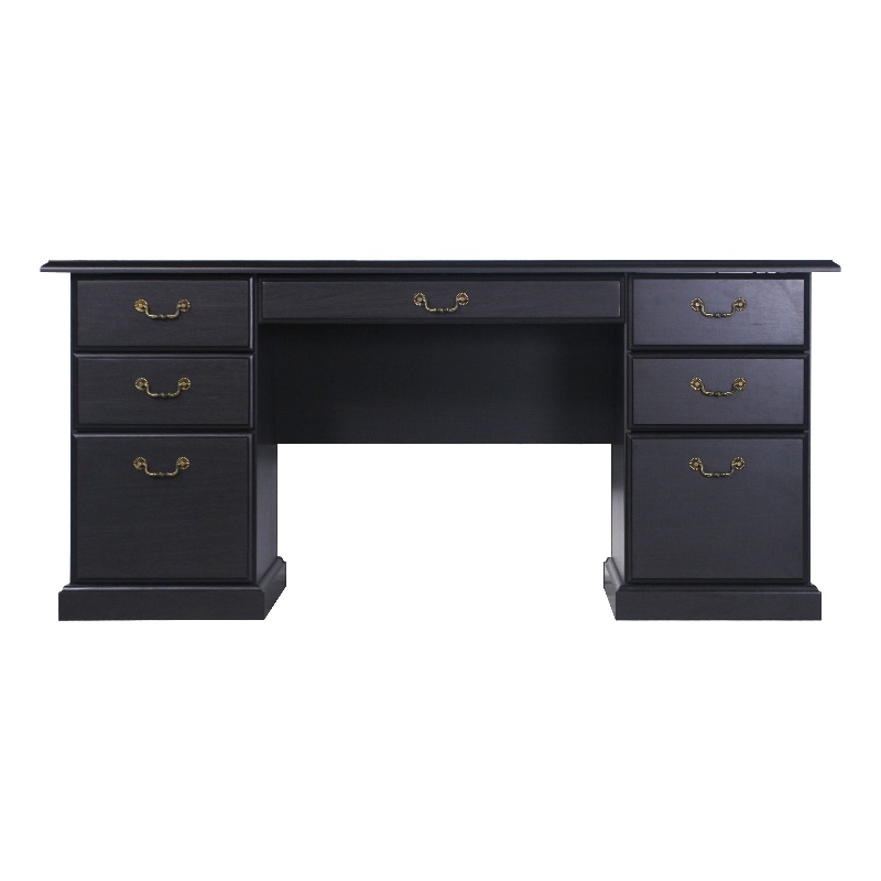 Saint Birch Azuela Espresso 65 Inches Executive Desk