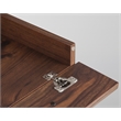 Saint Birch Bombay 1 Drawer Wood Lateral File Cabinet with Tray in Walnut