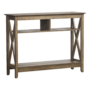 Saint Birch Lambert Engineered Wood Modern Farmhouse Console Table - Light Brown