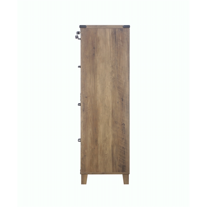 Saint Birch Oxford Engineered Wood 4-Drawers Lateral File in Rustic Oak