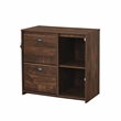 Saint Birch Elma 2-Drawer Modern Wood File Cabinet in Brown Rustic Oak