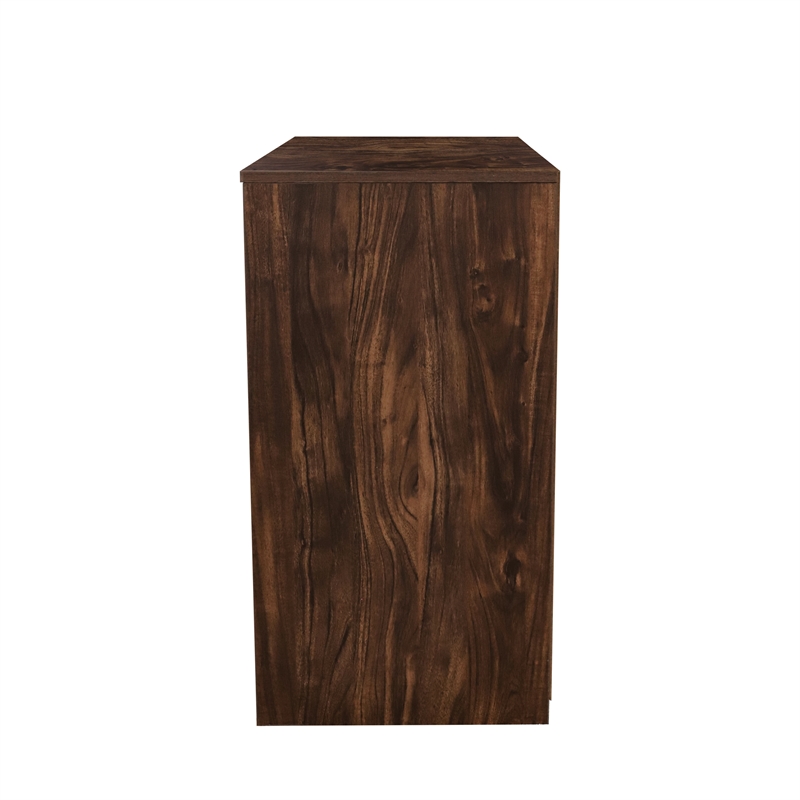 Saint Birch Elma 2-Drawer Modern Wood File Cabinet in Brown Rustic Oak