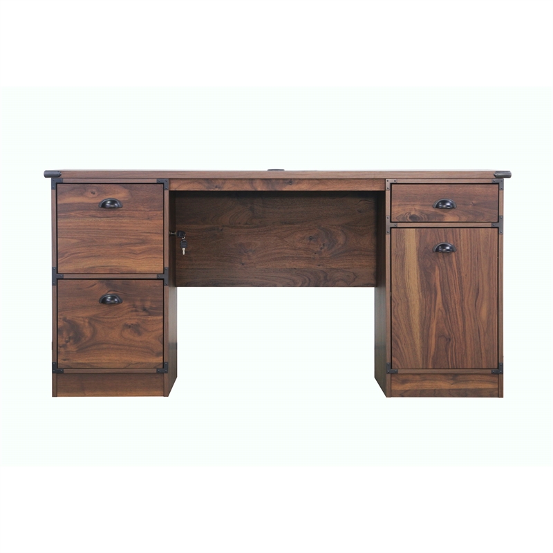 Saint Birch Engineered Wood Contemporary 2 Door Storage in Dark Walnut