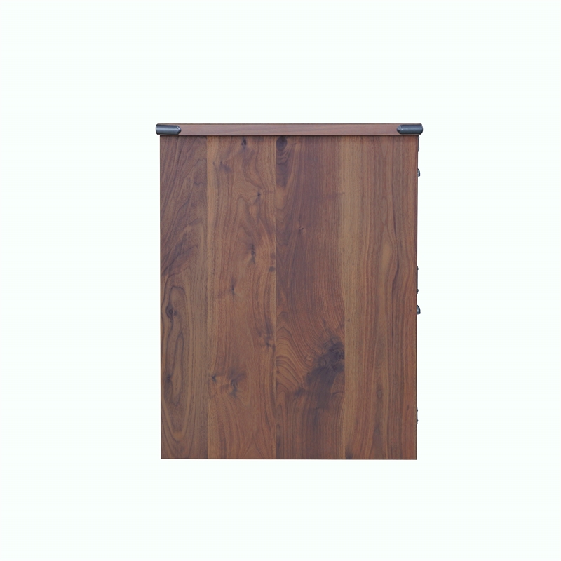 Saint Birch Engineered Wood Contemporary 2 Door Storage in Dark Walnut