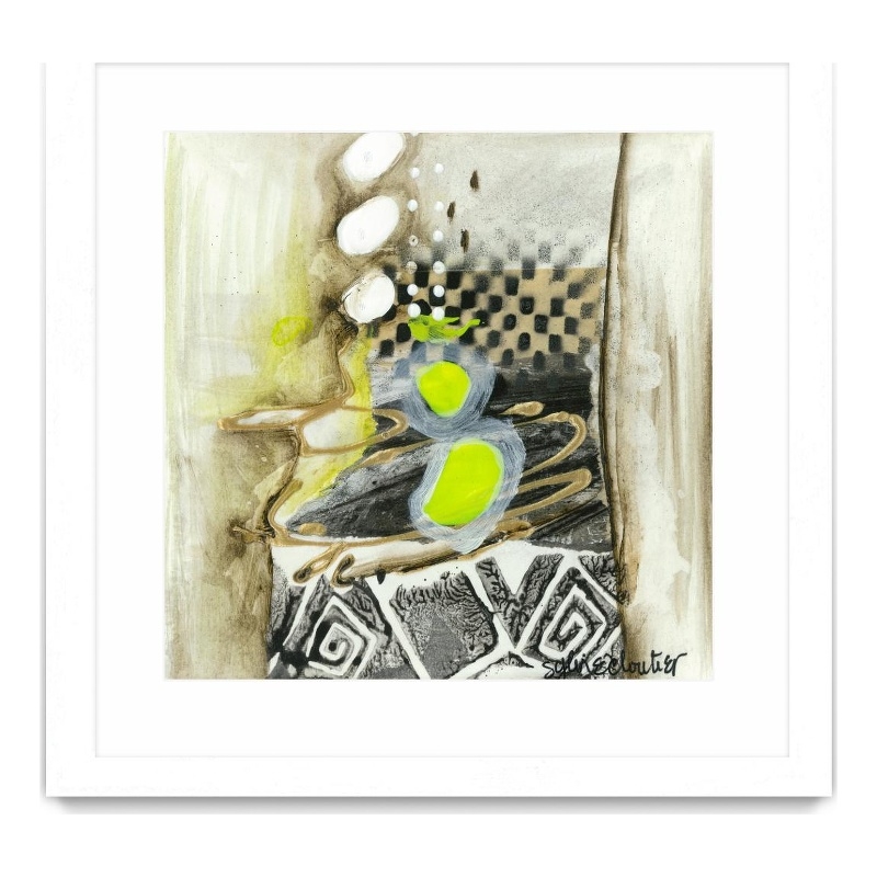 Giant Art 30x30 On Your Right Matted and Framed in White